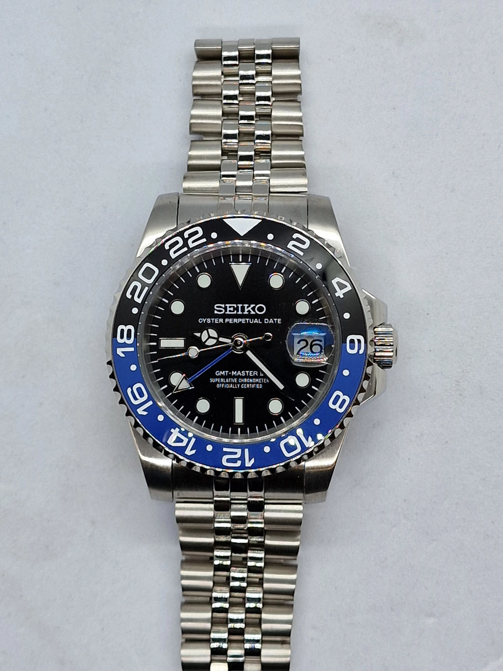 Seikomod GMT "Batman" NH34