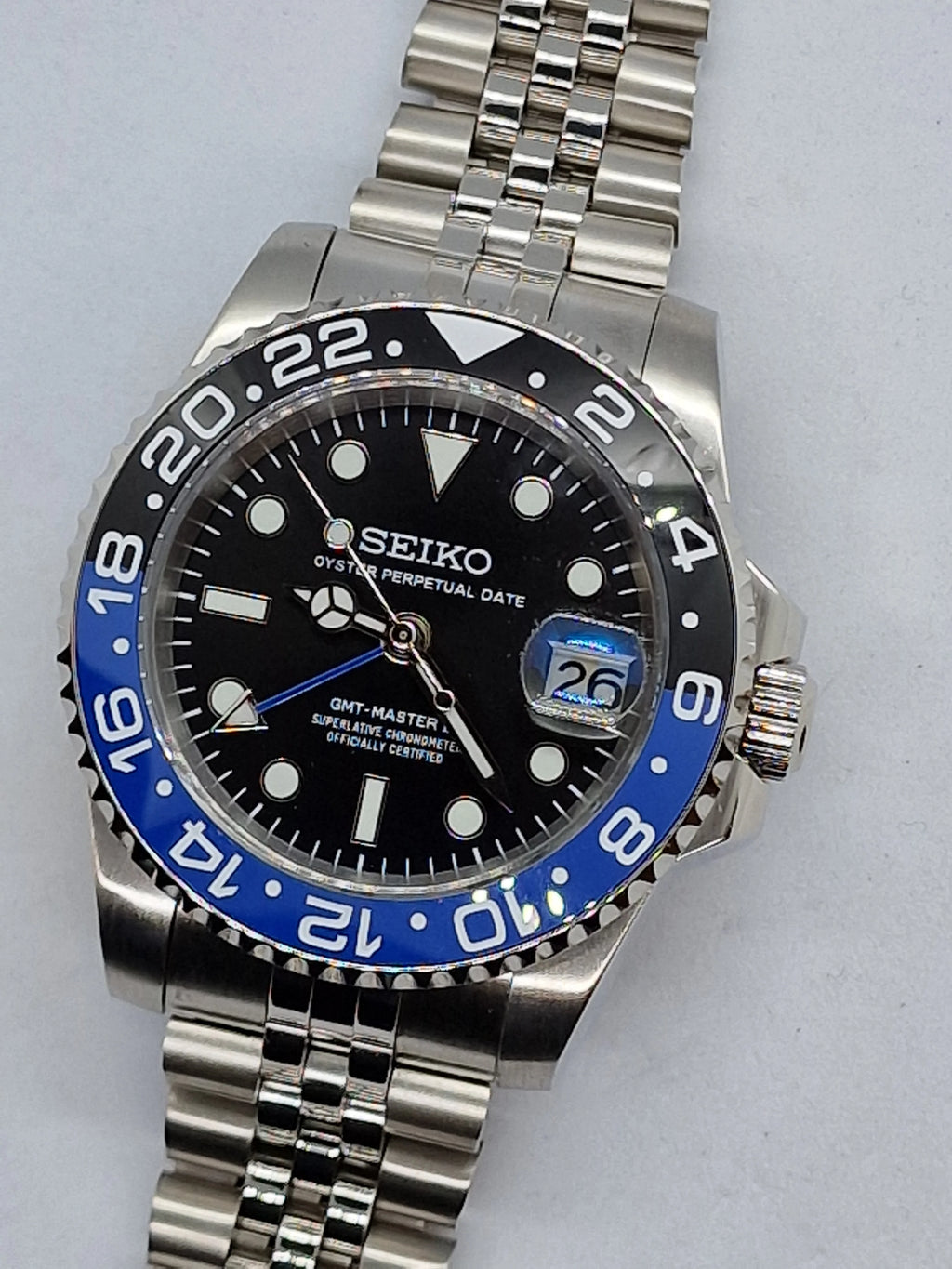 Seikomod GMT "Batman" NH34