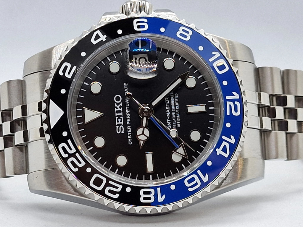 Seikomod GMT "Batman" NH34