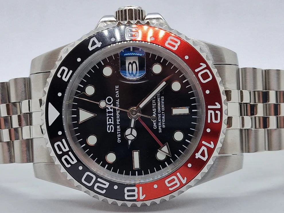 Seikomod GMT "Coke" NH34