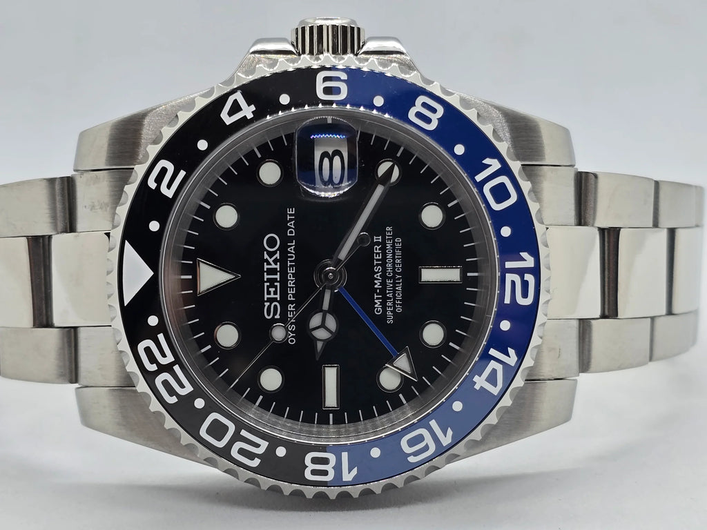 Seikomod GMT "Batman oyster" NH34