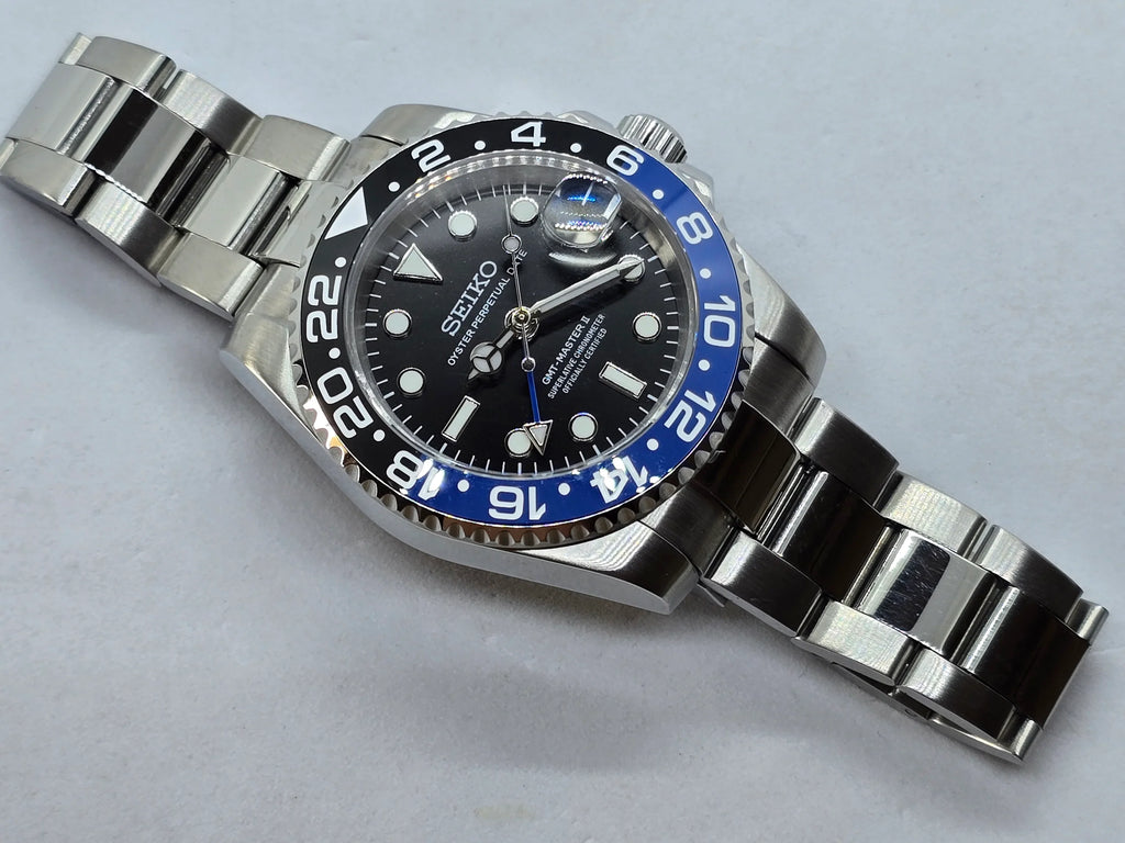 Seikomod GMT "Batman oyster" NH34