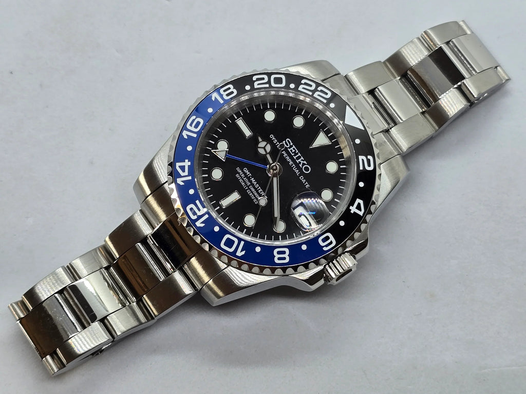 Seikomod GMT "Batman oyster" NH34