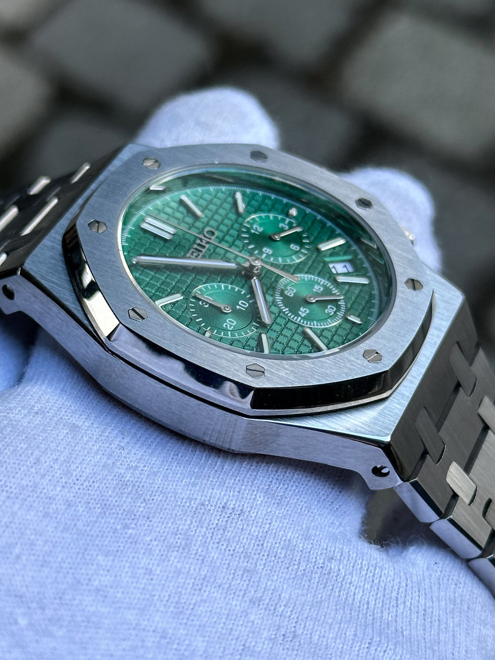 Seikoak "Green silver" NH35