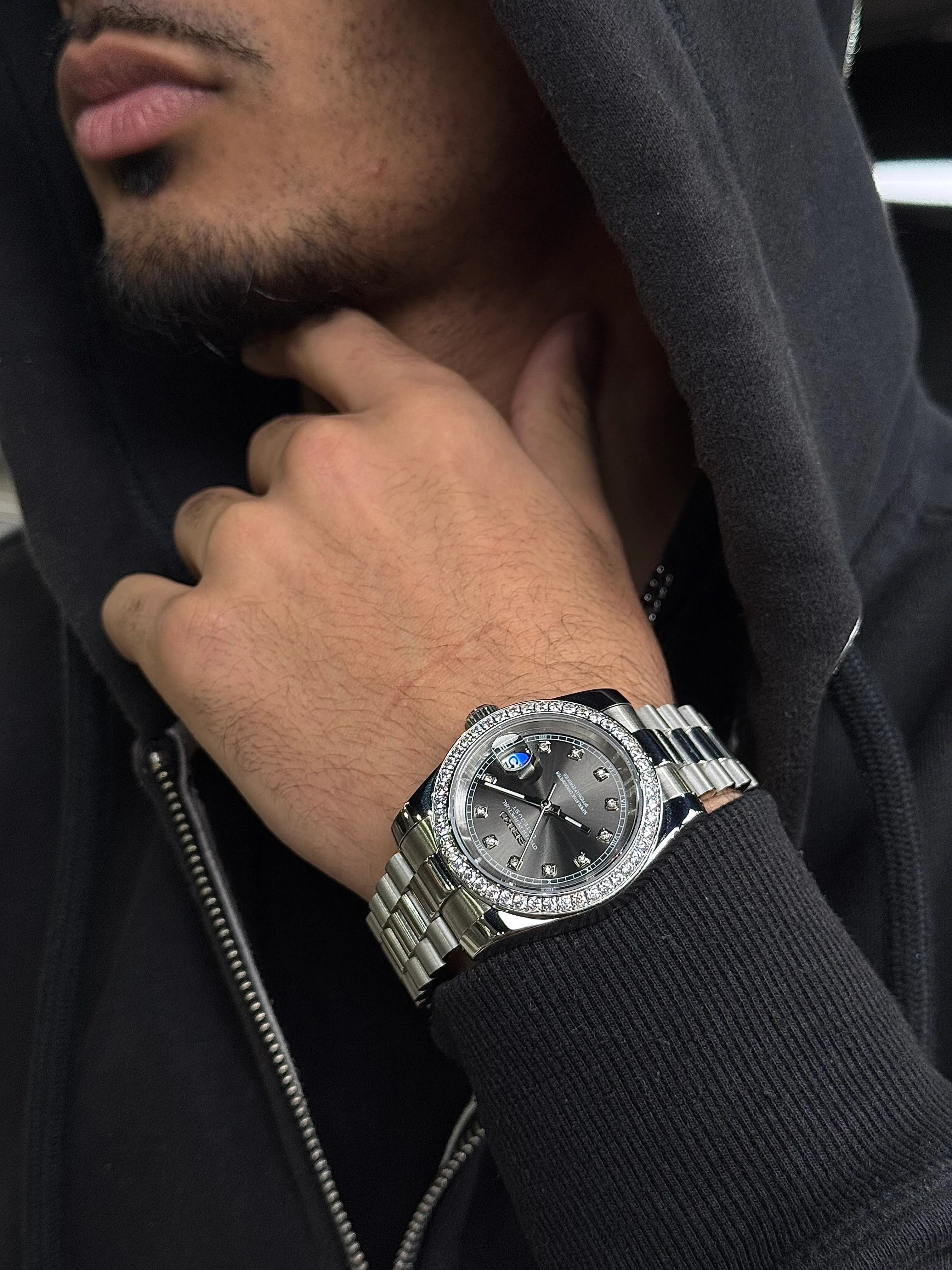 Seikojust "Steel grey" NH35