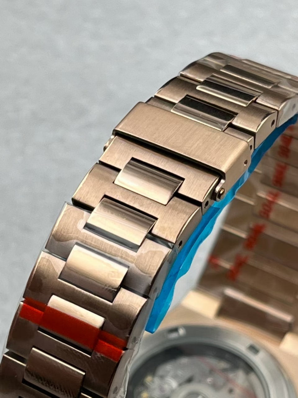 Seikotilus "Rose gold brown diamond" NH35