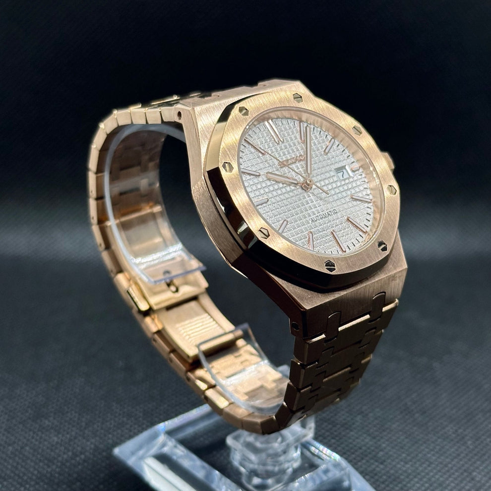 Seikoak "Rose gold white" NH35