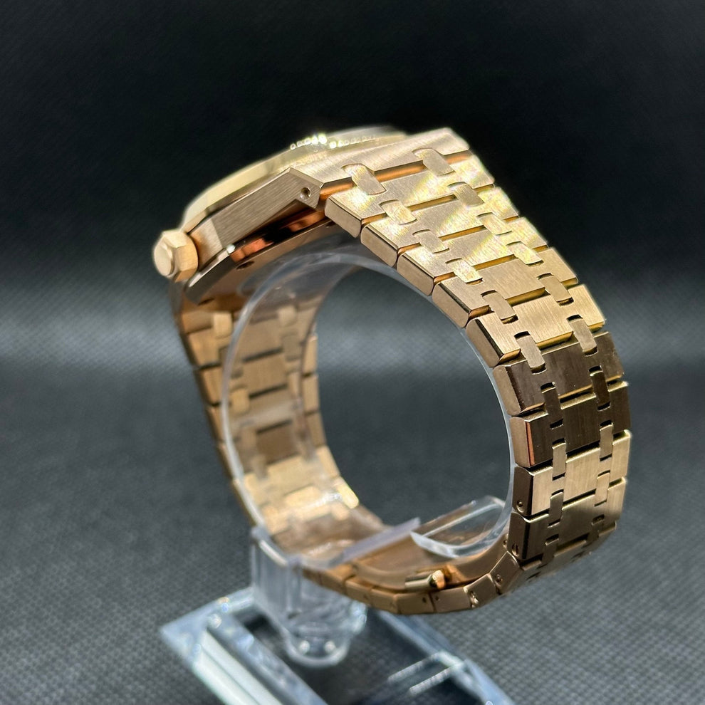 Seikoak "Rose gold white" NH35