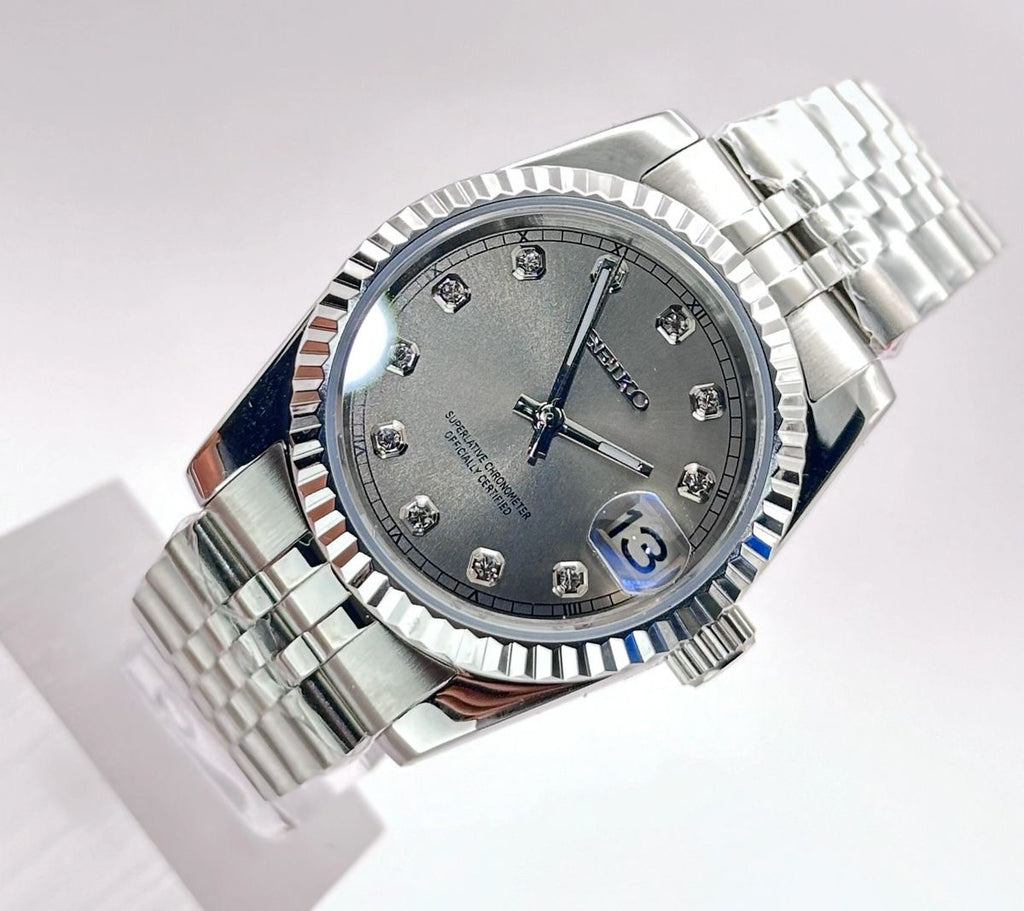 Seikojust "Steel grey" NH35