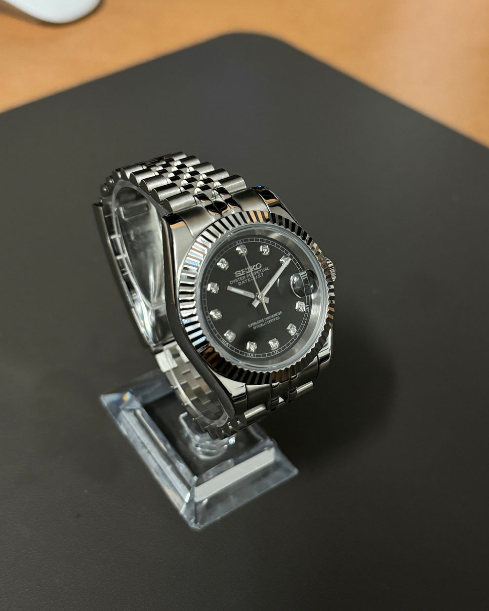 Seikojust "Steel black" NH35