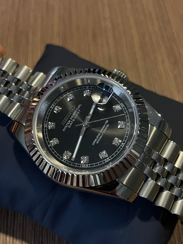 Seikojust "Steel black" NH35