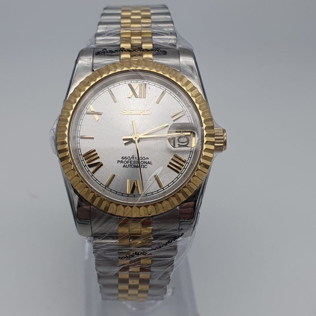 Seikojust "Two tone gold white" NH35