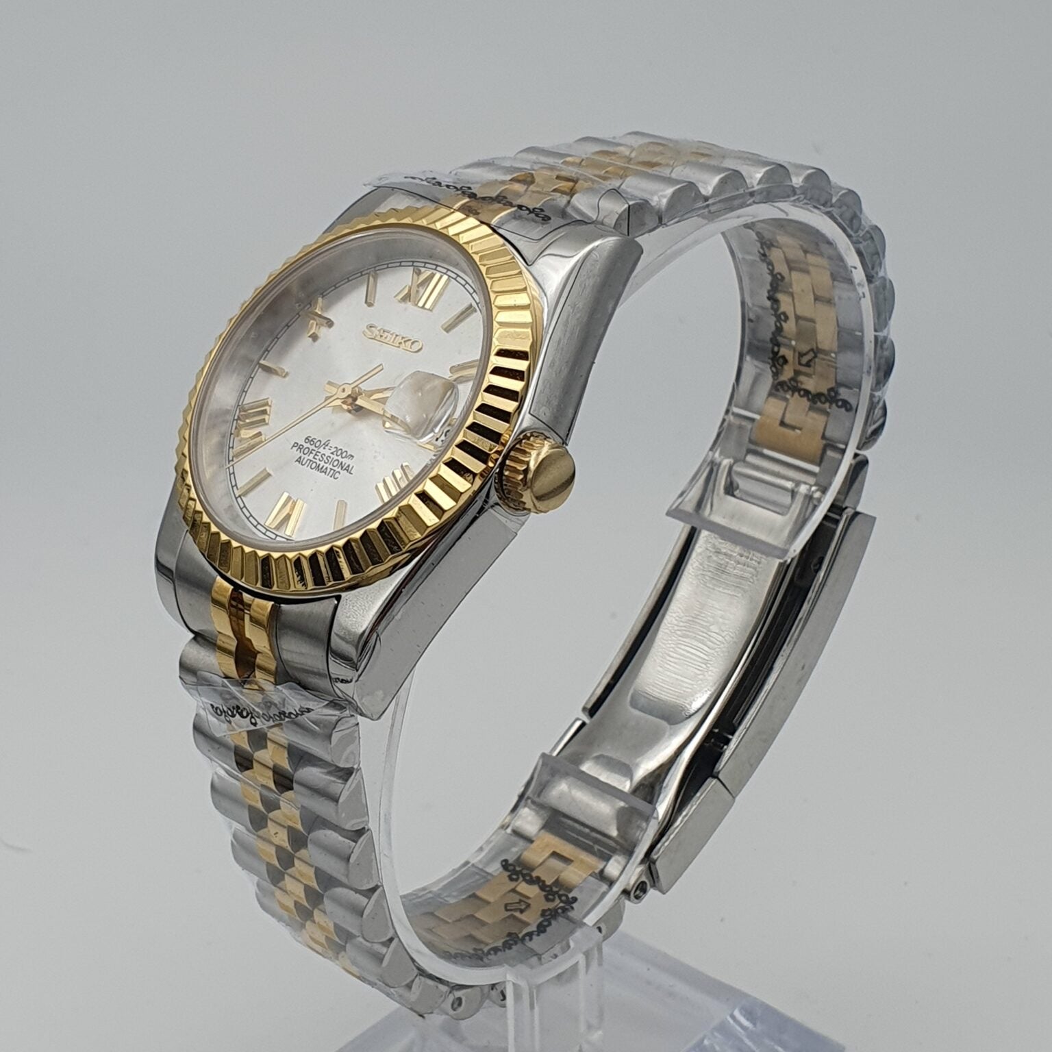 Seikojust "Two tone gold white" NH35