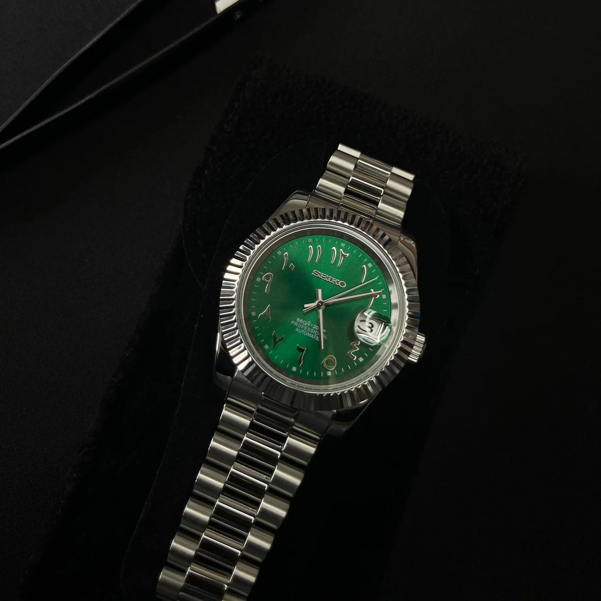 Seikojust "Steel green president" NH35