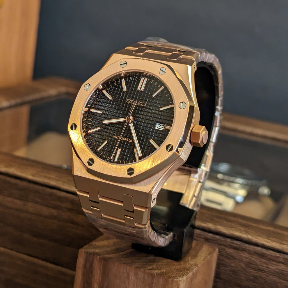 Seikoak "Rose gold black" NH35