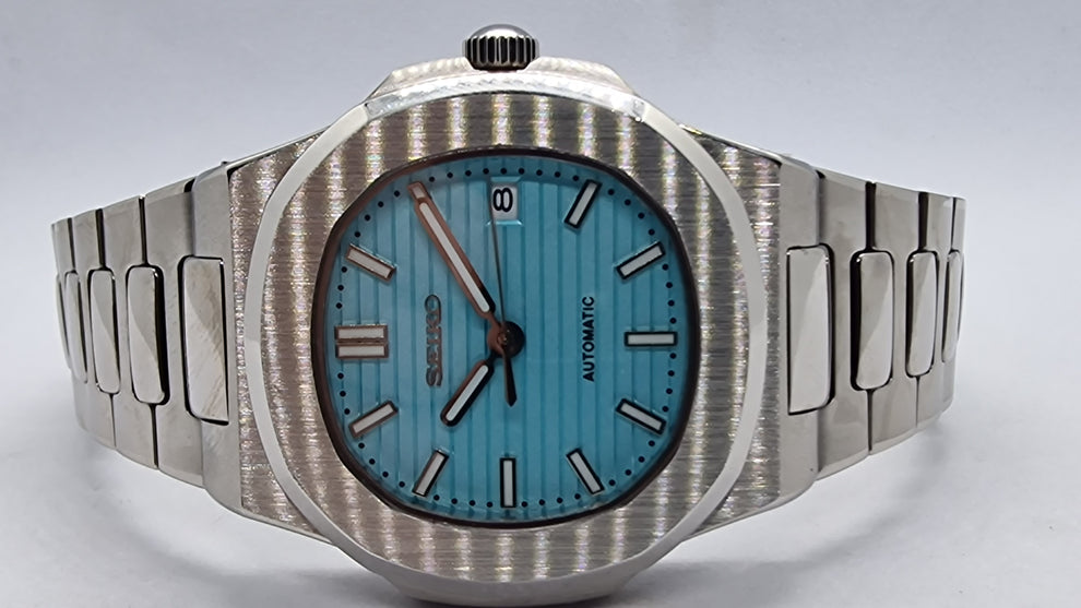 Seikotilus "Steel ice blue" NH35