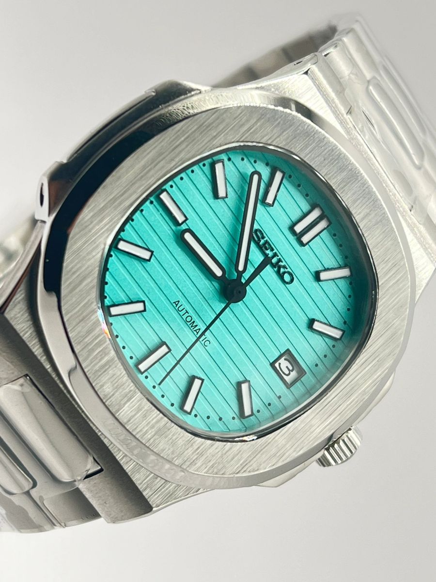 Seikotilus "Tiffany blue" NH35