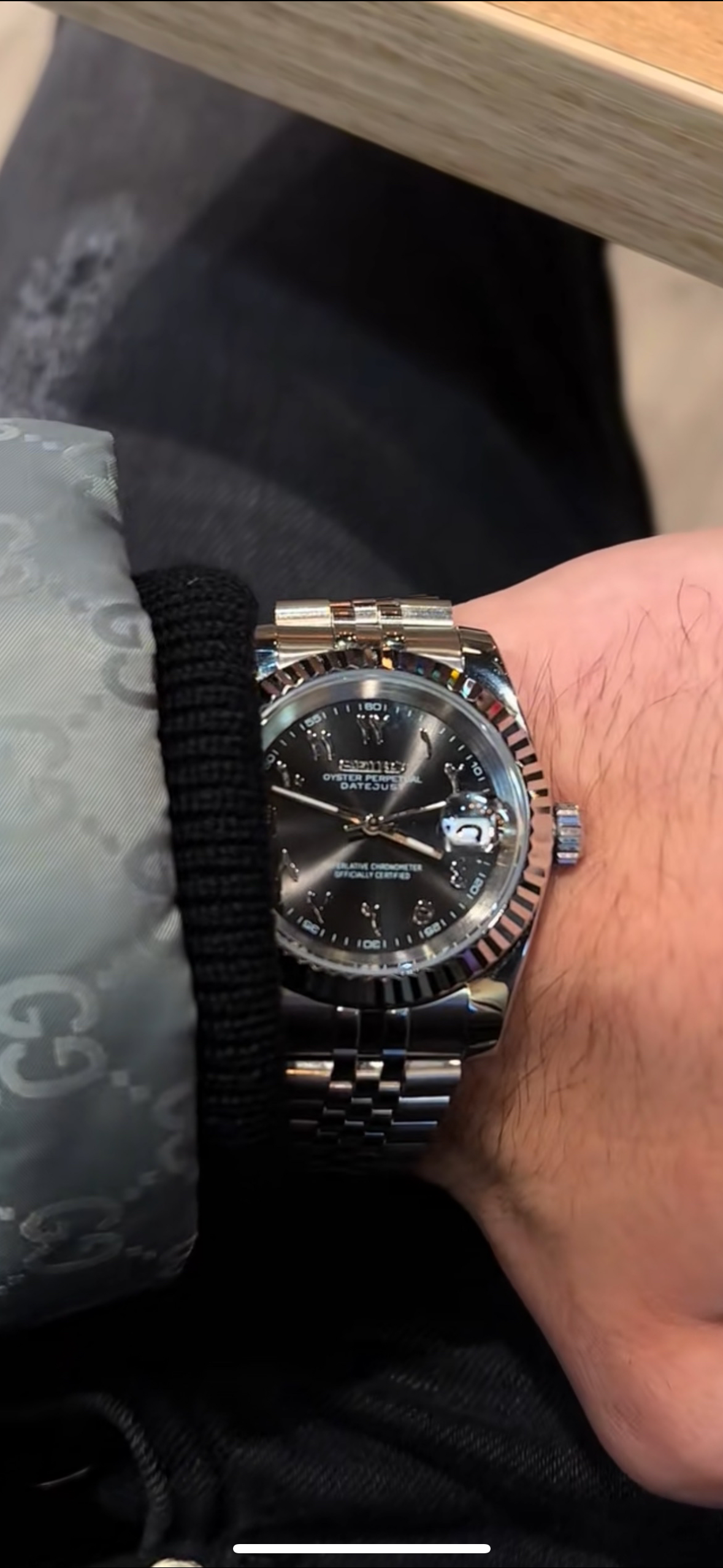 Seikojust "Steel black" NH35