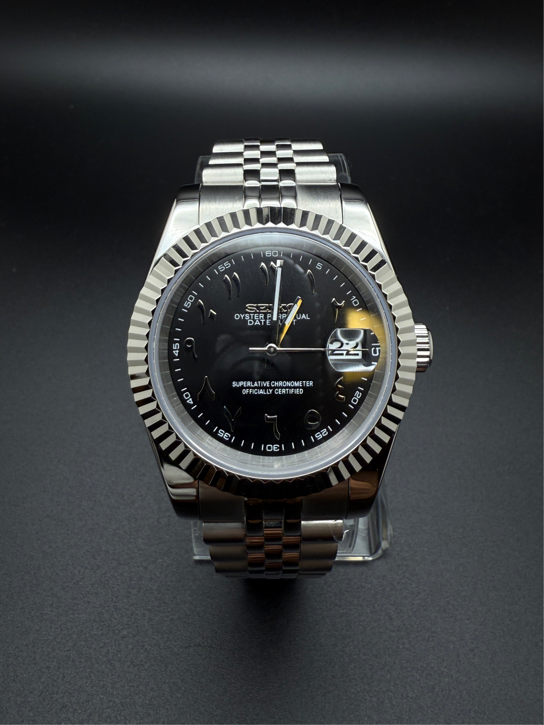 Seikojust "Steel black" NH35