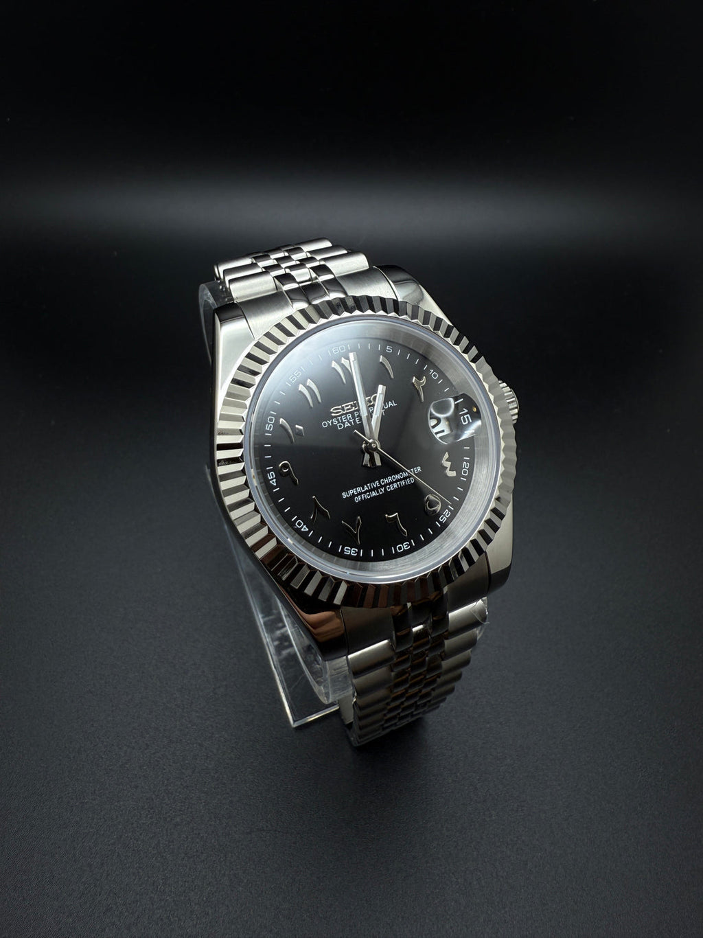Seikojust "Steel black" NH35