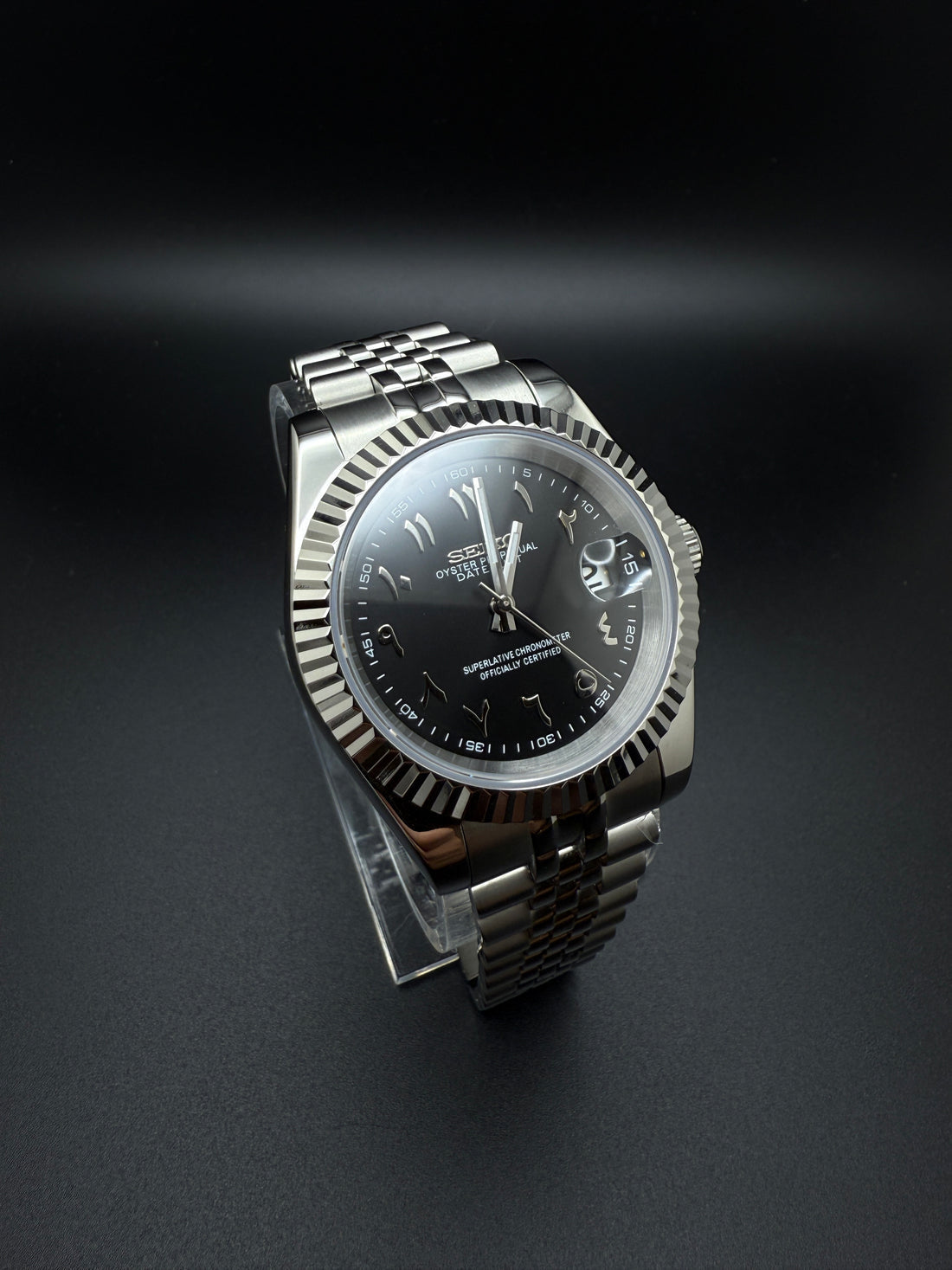 Seikojust "Steel black" NH35