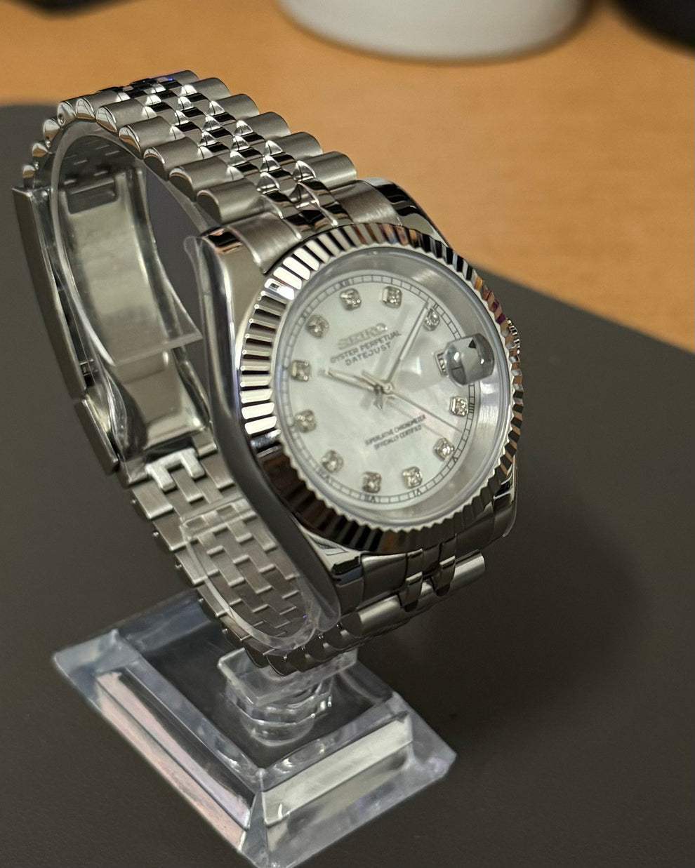 Seikojust "Steel white" NH35