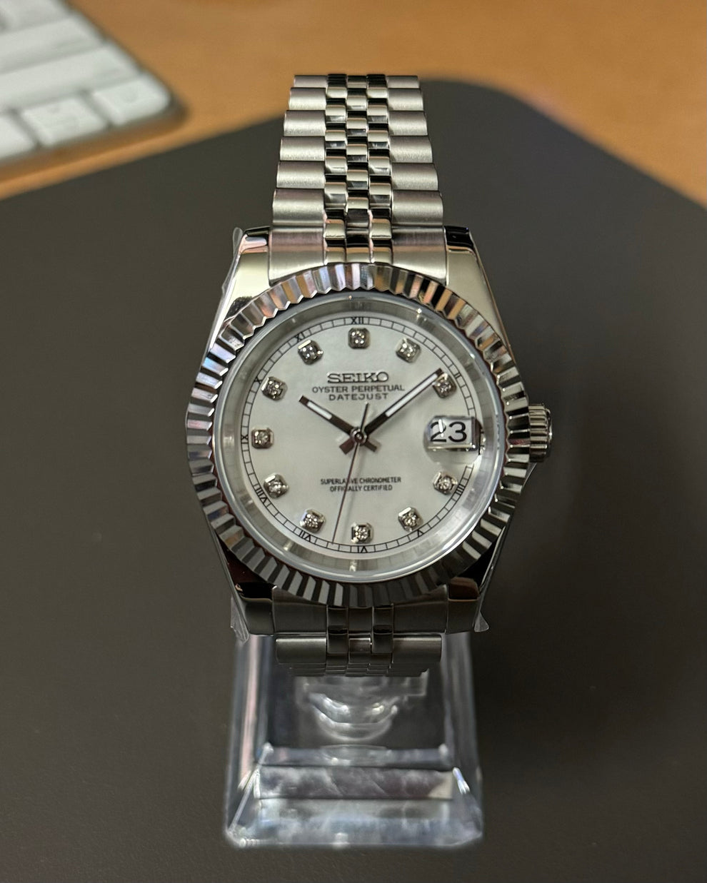 Seikojust "Steel white" NH35