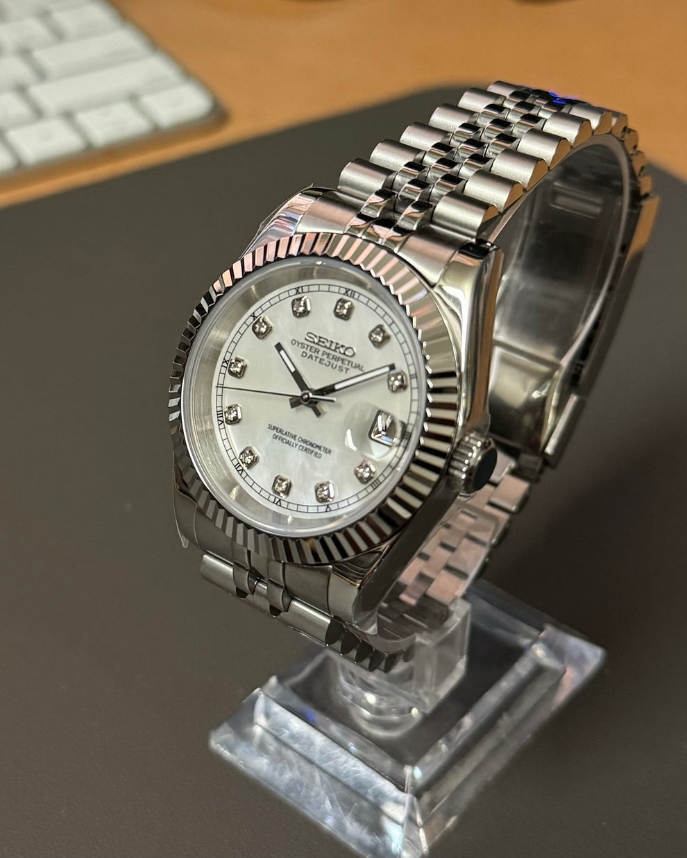 Seikojust "Steel white" NH35