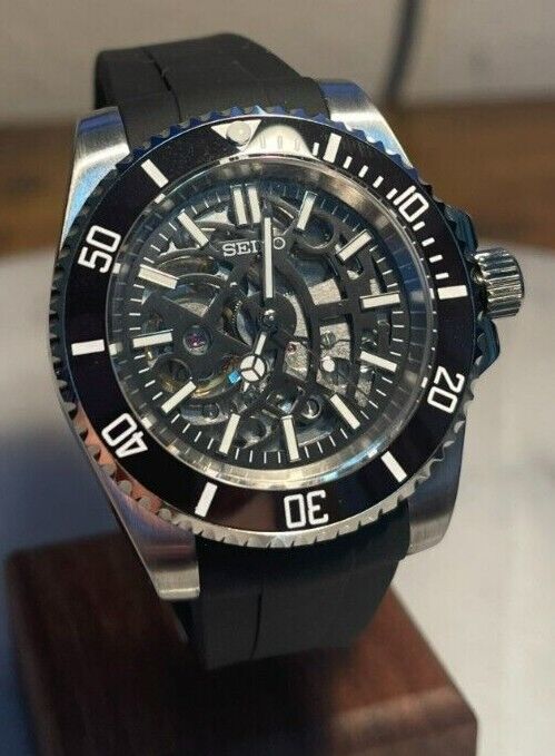 Seikomariner "Black skeleton" NH35