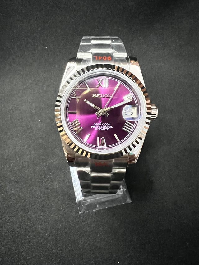 Seikojust "Steel purple" NH35