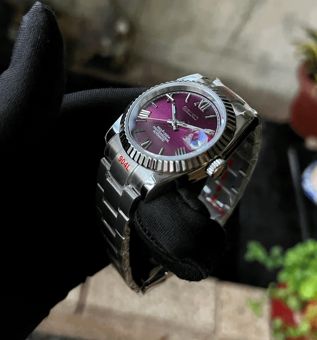 Seikojust "Steel purple" NH35
