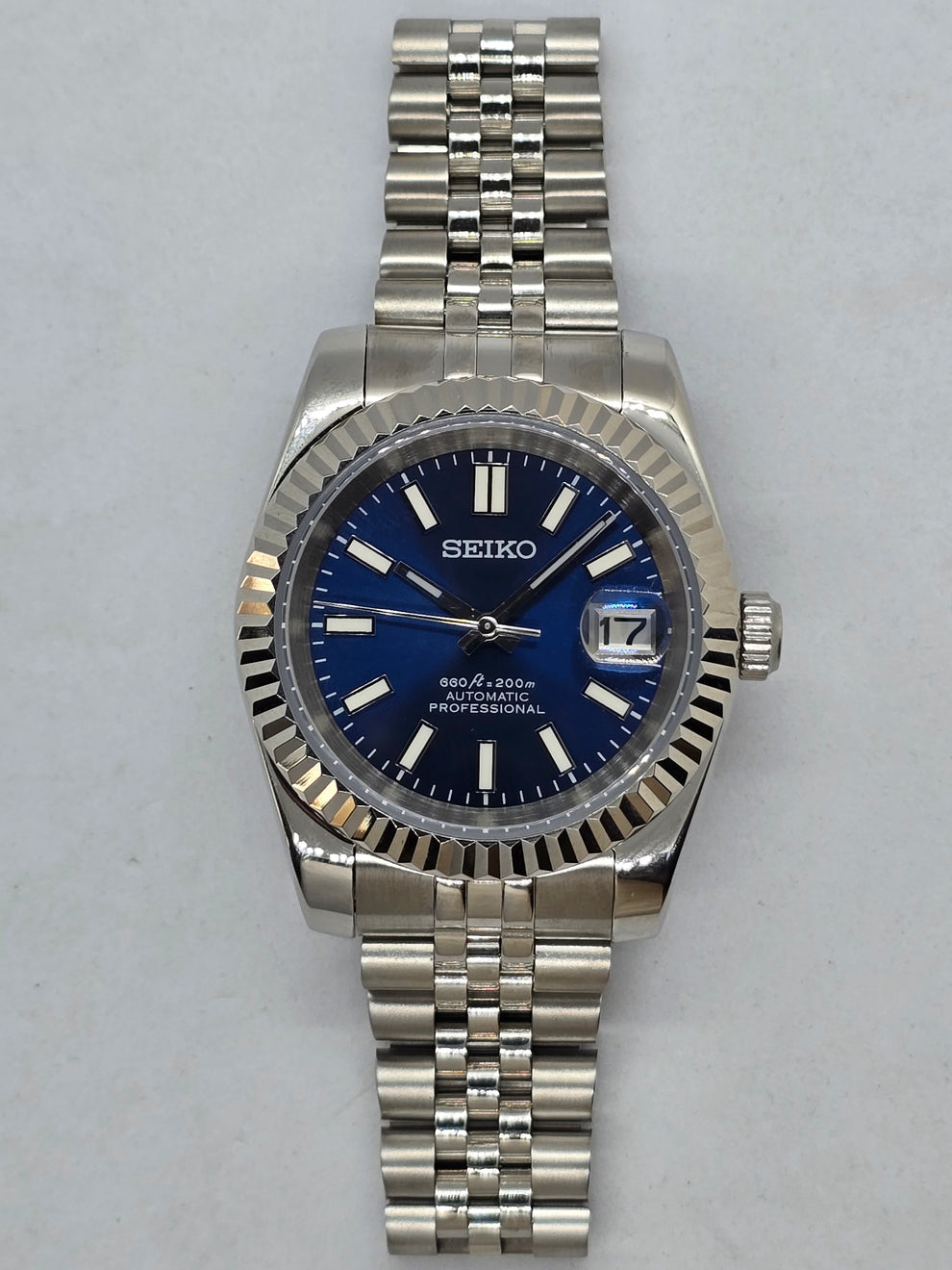 Seikojust "Steel blue" NH35