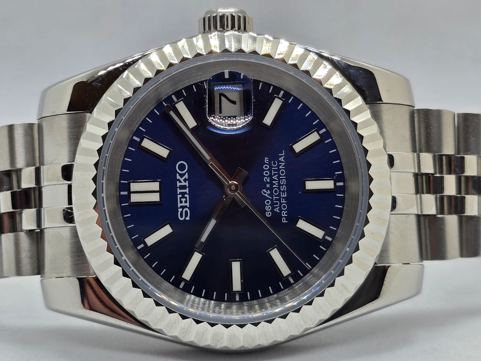Seikojust "Steel blue" NH35