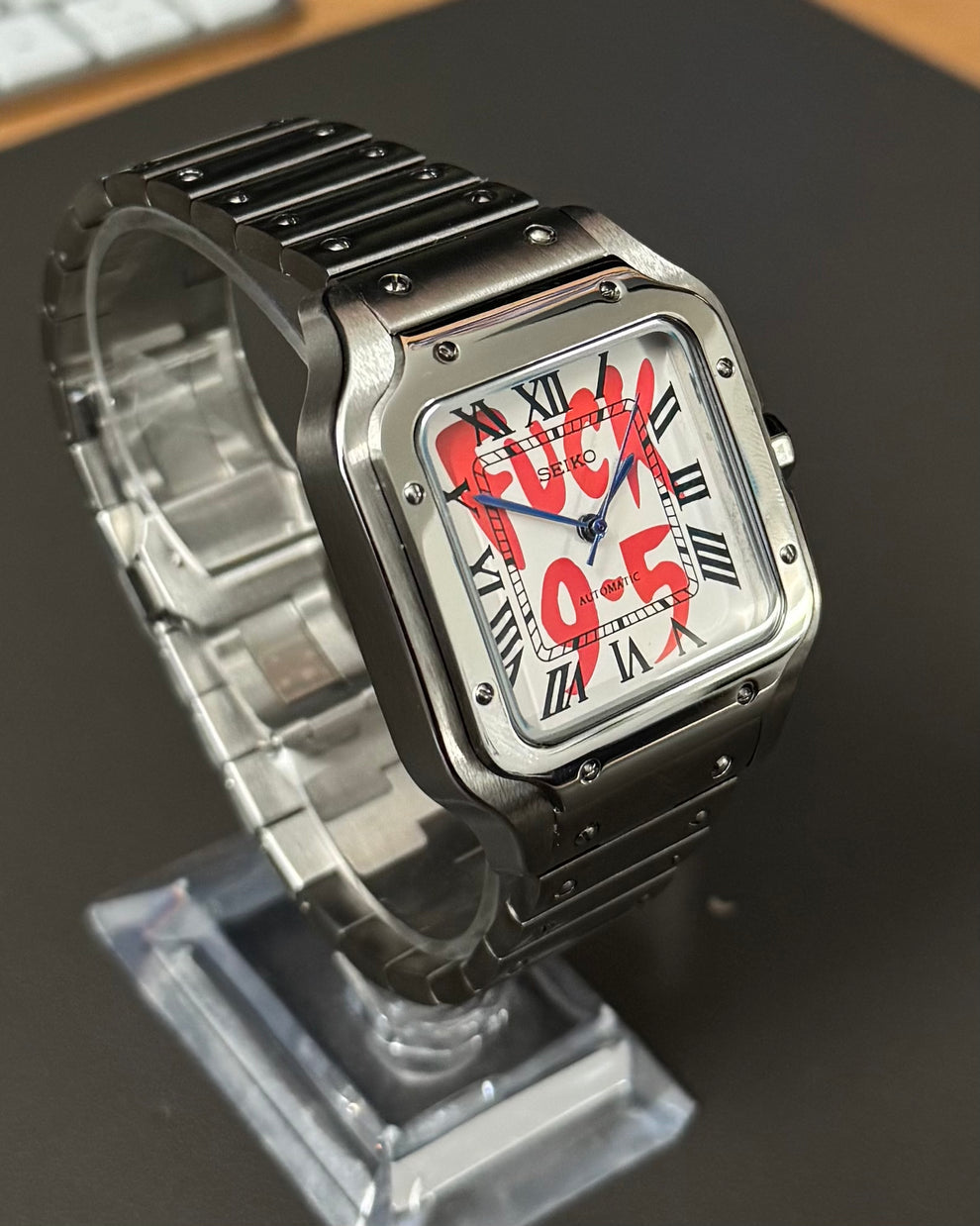 Seikos "Silver white Fuck 9-5" NH38