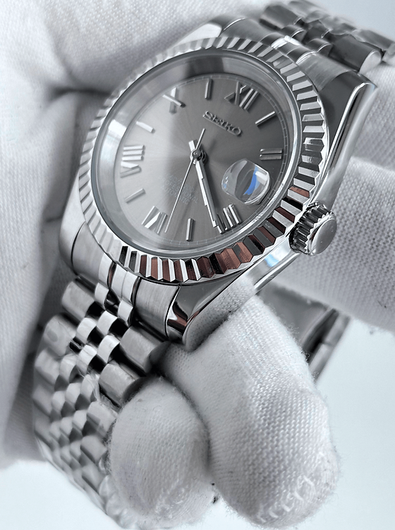 Seikojust "Steel grey" NH35