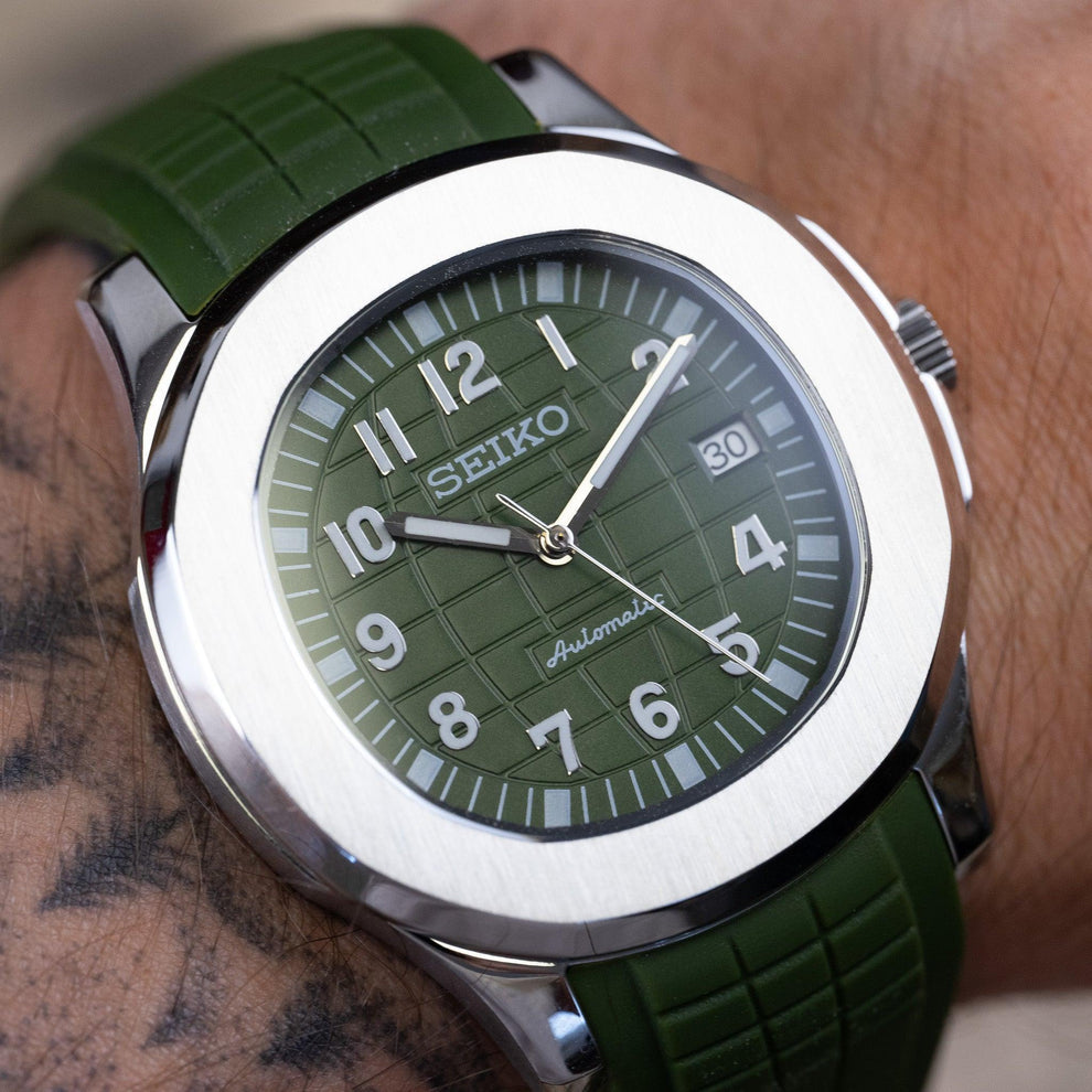 Seikotilus "Green steel" NH35