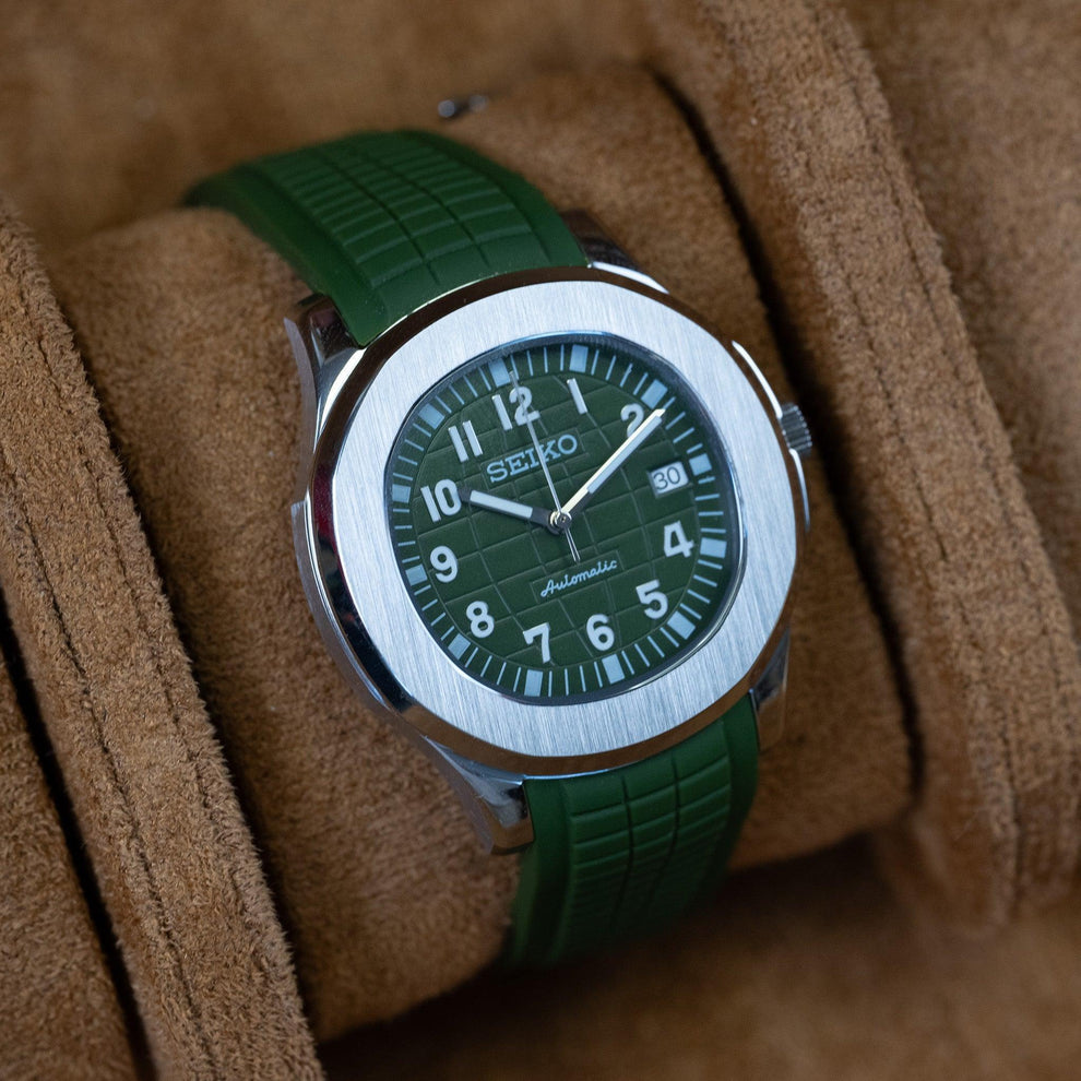 Seikotilus "Green steel" NH35