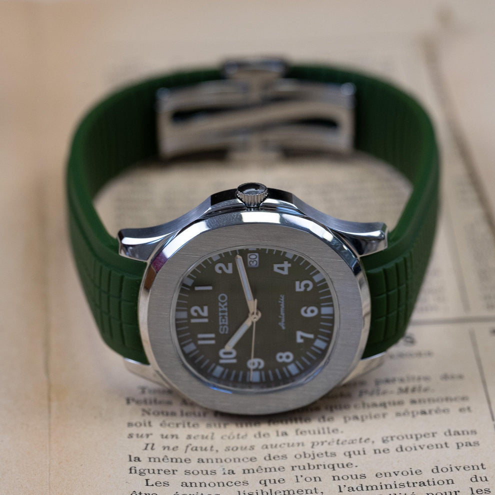 Seikotilus "Green steel" NH35