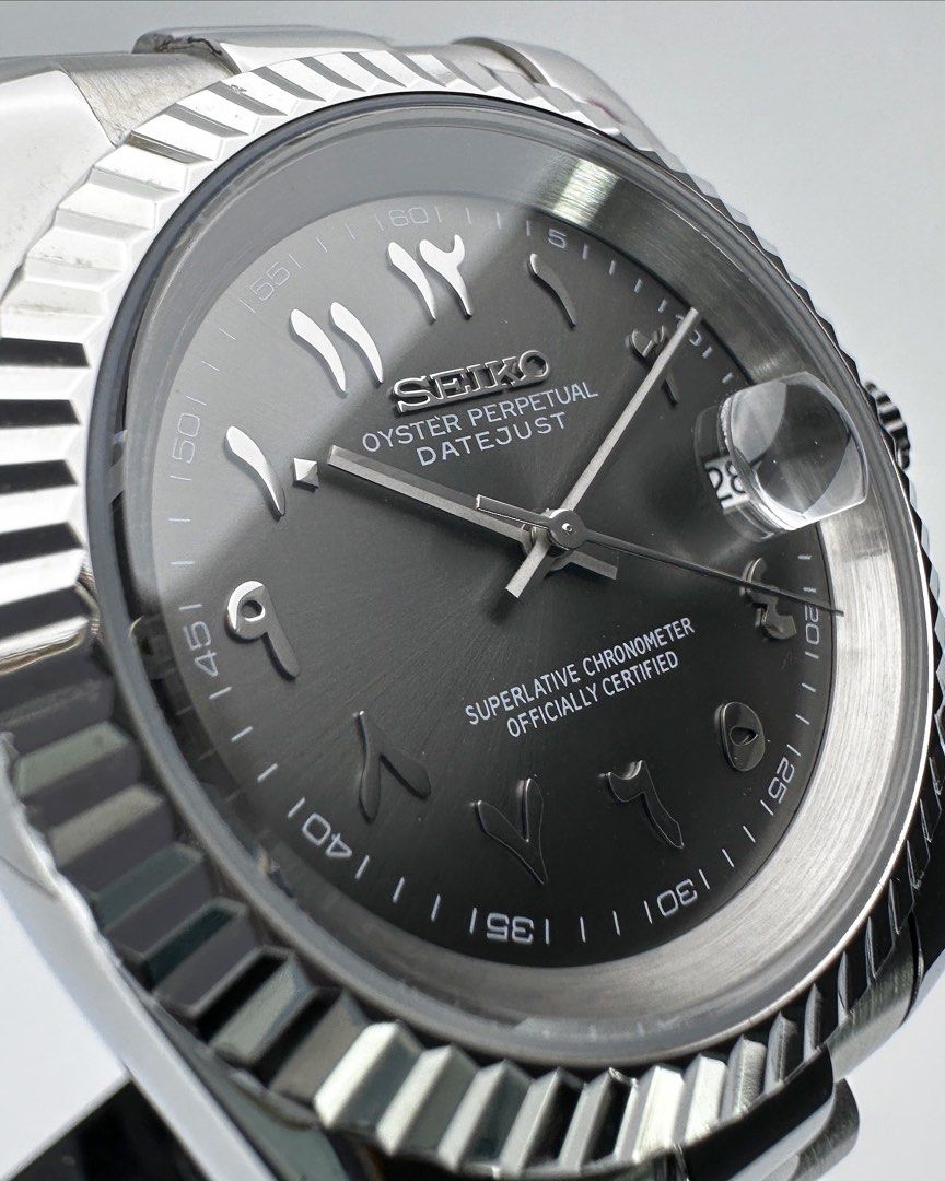 Seikojust "Steel grey" NH35