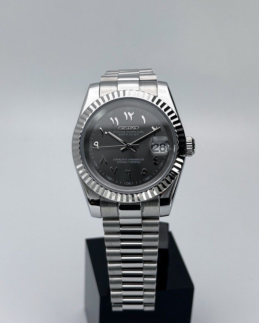 Seikojust "Steel grey" NH35