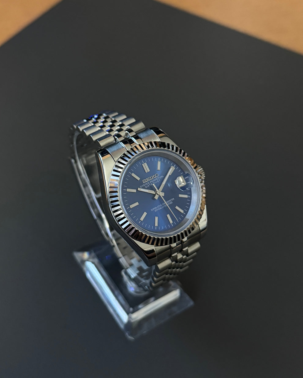 Seikojust "Steel blue" NH35