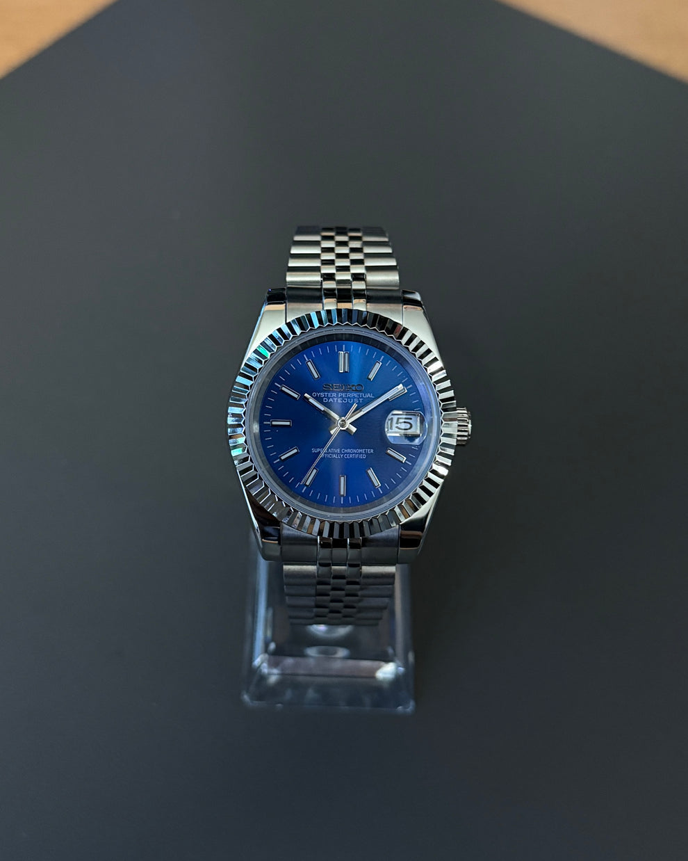 Seikojust "Steel blue" NH35