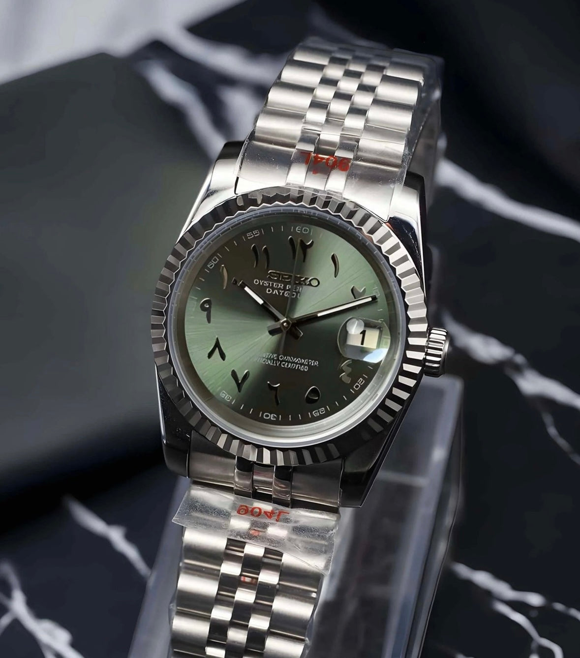 Seikojust "Steel olive" NH35