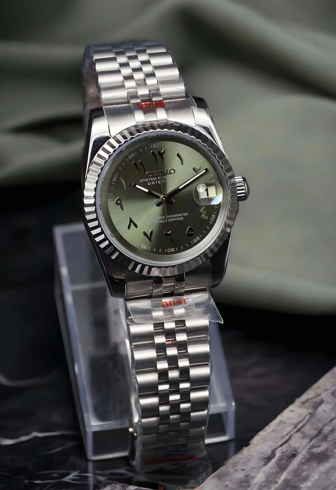 Seikojust "Steel olive" NH35