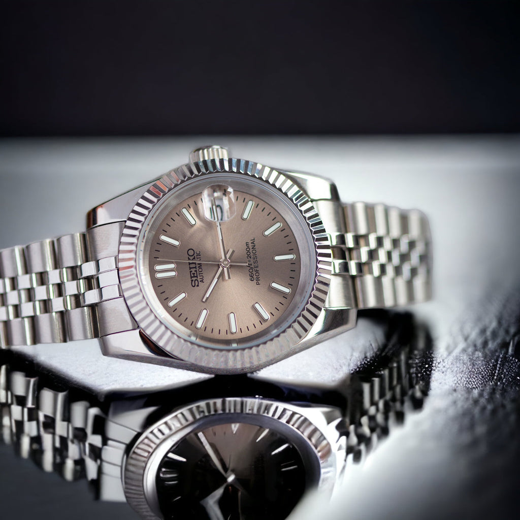 Seikojust "Steel beige" NH35