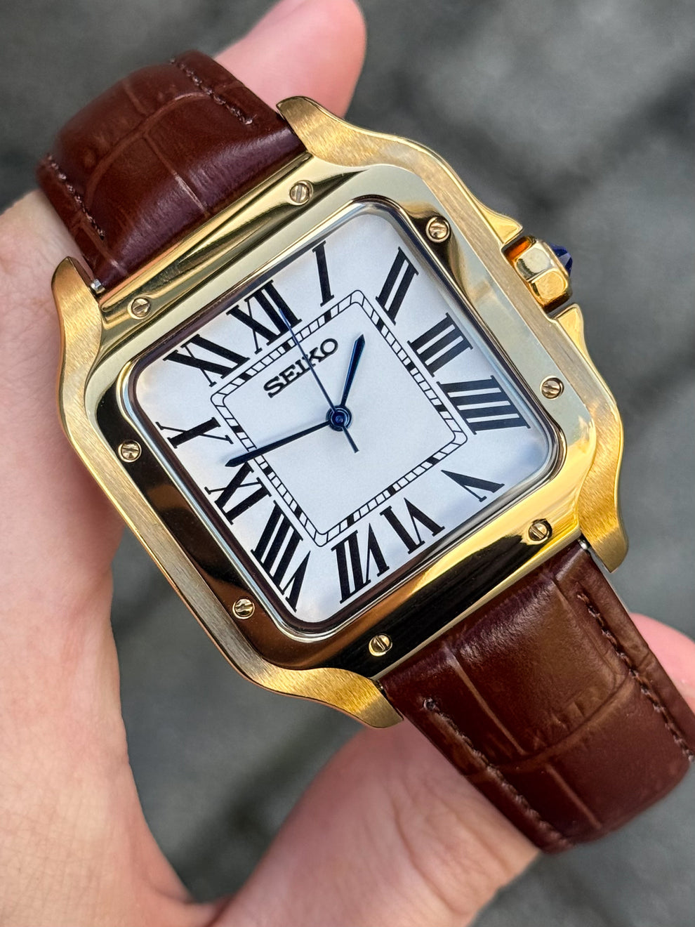 Seikos "Gold brown white" NH38