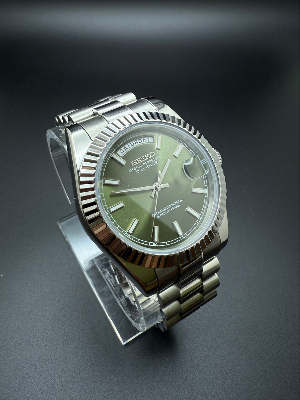 Seikodate "Steel olive" NH35